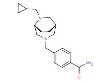 4-{[(1S*,5R*)-6-(cyclopropylmethyl)-3,6-diazabicyclo[3.2.2]non-3-yl]methyl}benzamide