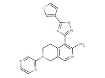 6-methyl-2-(2-pyrazinyl)-5-[5-(3-thienyl)-1,2,4-oxadiazol-3-yl]-1,2,3,4-tetrahydro-2,7-naphthyridine