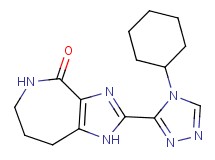 2-(4-cyclohexyl-4H-1,2,4-triazol-3-yl)-5,6,7,8-tetrahydroimidazo[4,5-c]azepin-4(1H)-one