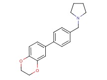 1-[4-(2,3-dihydro-1,4-benzodioxin-6-yl)benzyl]pyrrolidine