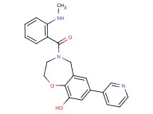 4-[2-(methylamino)benzoyl]-7-pyridin-3-yl-2,3,4,5-tetrahydro-1,4-benzoxazepin-9-ol