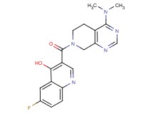 3-{[4-(dimethylamino)-5,8-dihydropyrido[3,4-d]pyrimidin-7(6H)-yl]carbonyl}-6-fluoroquinolin-4-ol