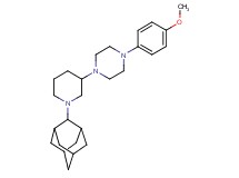 1-[1-(2-adamantyl)-3-piperidinyl]-4-(4-methoxyphenyl)piperazine
