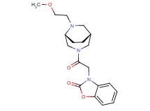 3-{2-[(1R*,5R*)-6-(2-methoxyethyl)-3,6-diazabicyclo[3.2.2]non-3-yl]-2-oxoethyl}-1,3-benzoxazol-2(3H)-one