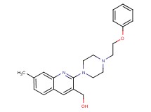{7-methyl-2-[4-(2-phenoxyethyl)-1-piperazinyl]-3-quinolinyl}methanol