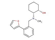 (1S*,2R*)-2-[[2-(2-furyl)benzyl](methyl)amino]cyclohexanol