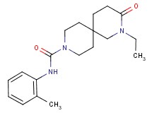 2-ethyl-N-(2-methylphenyl)-3-oxo-2,9-diazaspiro[5.5]undecane-9-carboxamide
