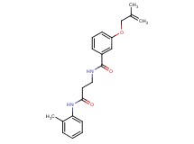 N-{3-[(2-methylphenyl)amino]-3-oxopropyl}-3-[(2-methylprop-2-en-1-yl)oxy]benzamide