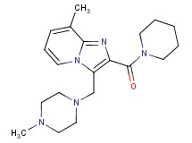 8-methyl-3-[(4-methylpiperazin-1-yl)methyl]-2-(piperidin-1-ylcarbonyl)imidazo[1,2-a]pyridine