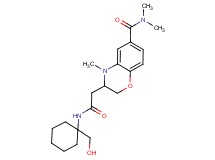 3-(2-{[1-(hydroxymethyl)cyclohexyl]amino}-2-oxoethyl)-N,N,4-trimethyl-3,4-dihydro-2H-1,4-benzoxazine-6-carboxamide