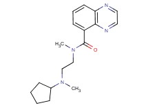 N-{2-[cyclopentyl(methyl)amino]ethyl}-N-methylquinoxaline-5-carboxamide