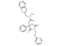 N-(2,3-dihydro-1-benzofuran-2-ylmethyl)-2-{2,5-dioxo-3-phenyl-1-[2-(2-pyridinyl)ethyl]-3-pyrrolidinyl}-N-methylacetamide