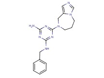 N-benzyl-6-(6,7-dihydro-5H-imidazo[1,5-a][1,4]diazepin-8(9H)-yl)-1,3,5-triazine-2,4-diamine