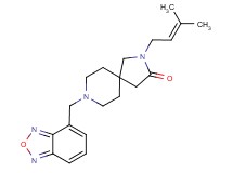 8-(2,1,3-benzoxadiazol-4-ylmethyl)-2-(3-methyl-2-buten-1-yl)-2,8-diazaspiro[4.5]decan-3-one