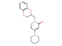 2-(2,3-dihydro-1,4-benzodioxin-2-ylmethyl)-5-(1-piperidinyl)-3(2H)-pyridazinone