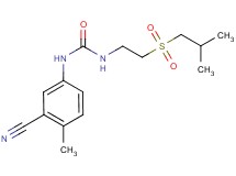 N-(3-cyano-4-methylphenyl)-N'-[2-(isobutylsulfonyl)ethyl]urea