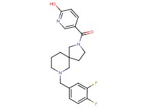 5-{[7-(3,4-difluorobenzyl)-2,7-diazaspiro[4.5]dec-2-yl]carbonyl}-2-pyridinol