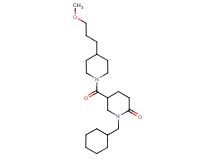 1-(cyclohexylmethyl)-5-{[4-(3-methoxypropyl)-1-piperidinyl]carbonyl}-2-piperidinone
