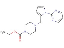 ethyl 4-{[1-(2-pyrimidinyl)-1H-pyrrol-2-yl]methyl}-1-piperazinecarboxylate trifluoroacetate