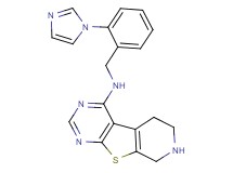 N-[2-(1H-imidazol-1-yl)benzyl]-5,6,7,8-tetrahydropyrido[4',3':4,5]thieno[2,3-d]pyrimidin-4-amine dihydrochloride