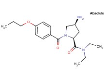 (4S)-4-amino-N,N-diethyl-1-(4-propoxybenzoyl)-L-prolinamide