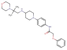 N-[4-(4-{[2-methyl-2-(4-morpholinyl)propyl]amino}-1-piperidinyl)phenyl]-2-phenoxyacetamide