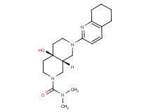 (4aR*,8aR*)-4a-hydroxy-N,N-dimethyl-7-(5,6,7,8-tetrahydroquinolin-2-yl)octahydro-2,7-naphthyridine-2(1H)-carboxamide