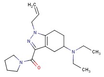 1-allyl-N,N-diethyl-3-(1-pyrrolidinylcarbonyl)-4,5,6,7-tetrahydro-1H-indazol-5-amine