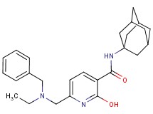 N-1-adamantyl-6-{[benzyl(ethyl)amino]methyl}-2-hydroxynicotinamide