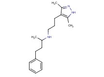 N-[3-(3,5-dimethyl-1H-pyrazol-4-yl)propyl]-4-phenylbutan-2-amine