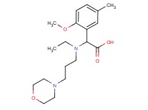 [ethyl(3-morpholin-4-ylpropyl)amino](2-methoxy-5-methylphenyl)acetic acid
