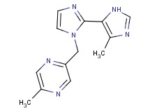 5'-methyl-1-[(5-methylpyrazin-2-yl)methyl]-1H,3'H-2,4'-biimidazole