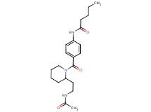 N-[4-({2-[2-(acetylamino)ethyl]piperidin-1-yl}carbonyl)phenyl]pentanamide