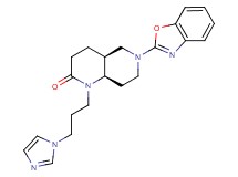 (4aS*,8aR*)-6-(1,3-benzoxazol-2-yl)-1-[3-(1H-imidazol-1-yl)propyl]octahydro-1,6-naphthyridin-2(1H)-one