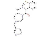 1-(2-fluorophenyl)-N,N-dimethyl-2-oxo-2-[4-(3-pyridinylmethyl)-1,4-diazepan-1-yl]ethanamine