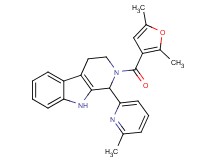 2-(2,5-dimethyl-3-furoyl)-1-(6-methyl-2-pyridinyl)-2,3,4,9-tetrahydro-1H-beta-carboline