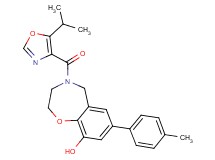 4-[(5-isopropyl-1,3-oxazol-4-yl)carbonyl]-7-(4-methylphenyl)-2,3,4,5-tetrahydro-1,4-benzoxazepin-9-ol