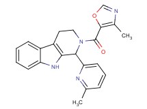 2-[(4-methyl-1,3-oxazol-5-yl)carbonyl]-1-(6-methyl-2-pyridinyl)-2,3,4,9-tetrahydro-1H-beta-carboline