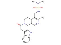 N'-{[7-(1H-indol-3-ylacetyl)-3-methyl-5,6,7,8-tetrahydro-2,7-naphthyridin-4-yl]methyl}-N,N-dimethylsulfamide