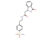 N-{2-[4-(aminosulfonyl)phenyl]ethyl}-2-(3-oxo-2,3-dihydro-1H-isoindol-1-yl)acetamide