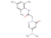 2-[4-(dimethylamino)-6-oxo-1(6H)-pyridazinyl]-N-mesitylacetamide