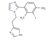 2-(3-fluoro-2,4-dimethylphenyl)-1-[2-(1H-imidazol-4-yl)ethyl]-1H-imidazole
