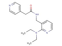 N-{[2-(diethylamino)-3-pyridinyl]methyl}-2-(4-pyridinyl)acetamide