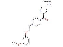 (3R,5S)-5-({4-[2-(3-methoxyphenoxy)ethyl]piperazin-1-yl}carbonyl)pyrrolidin-3-amine
