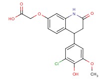 {[4-(3-chloro-4-hydroxy-5-methoxyphenyl)-2-oxo-1,2,3,4-tetrahydroquinolin-7-yl]oxy}acetic acid