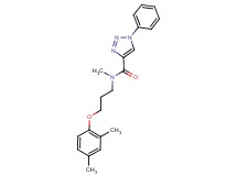N-[3-(2,4-dimethylphenoxy)propyl]-N-methyl-1-phenyl-1H-1,2,3-triazole-4-carboxamide