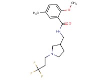 2-methoxy-5-methyl-N-{[1-(3,3,3-trifluoropropyl)pyrrolidin-3-yl]methyl}benzamide