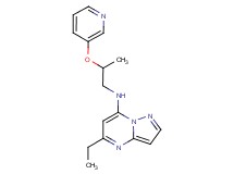 5-ethyl-N-[2-(pyridin-3-yloxy)propyl]pyrazolo[1,5-a]pyrimidin-7-amine