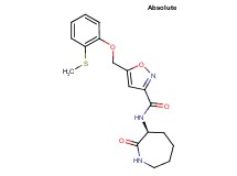 5-{[2-(methylthio)phenoxy]methyl}-N-[(3S)-2-oxo-3-azepanyl]-3-isoxazolecarboxamide