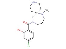 5-chloro-2-[(7-methyl-3,7,11-triazaspiro[5.6]dodec-11-yl)carbonyl]phenol